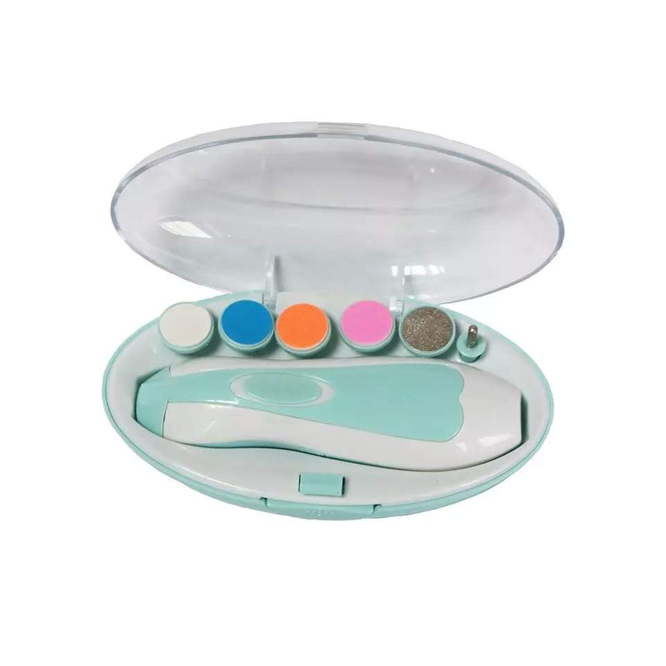 1223 Electric Baby Nail Trimmer with Grinding Heads for Newborn Infant and Toddler - SkyShopy 1223 Electric Baby Nail Trimmer with Grinding Heads for Newborn Infant and Toddler - SkyShopy